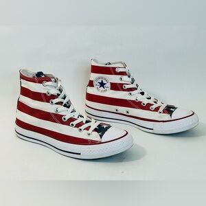 Converse All Stars American Flag Stars and Stripes High Tops M7 / W9
